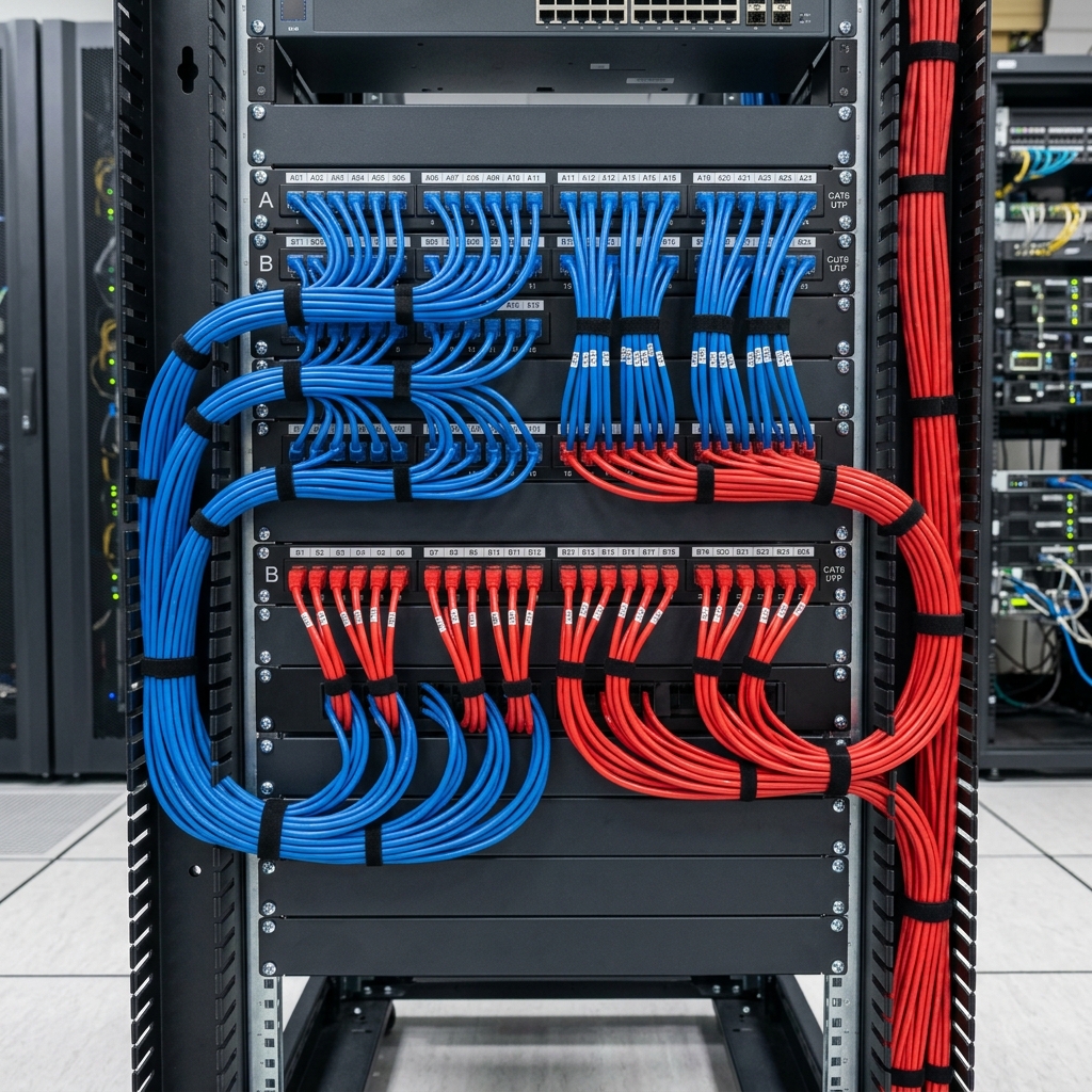 Cabeamento Estruturado Cat6 e Fibra Óptica